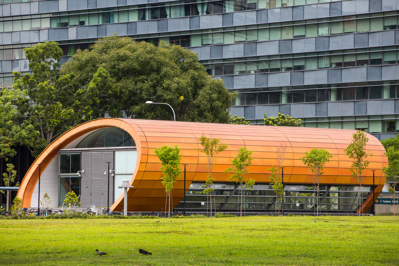 A completed train station structure that is required by a client to showcase the project they had did, am able to apply architectural skill set into industrial work.