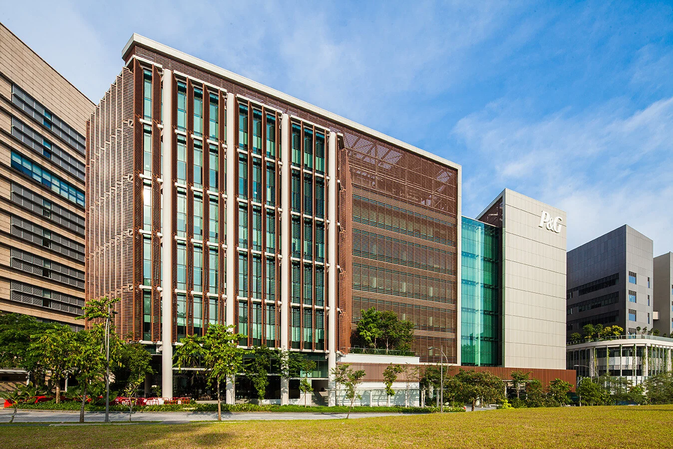 P&G architecture in Singapore