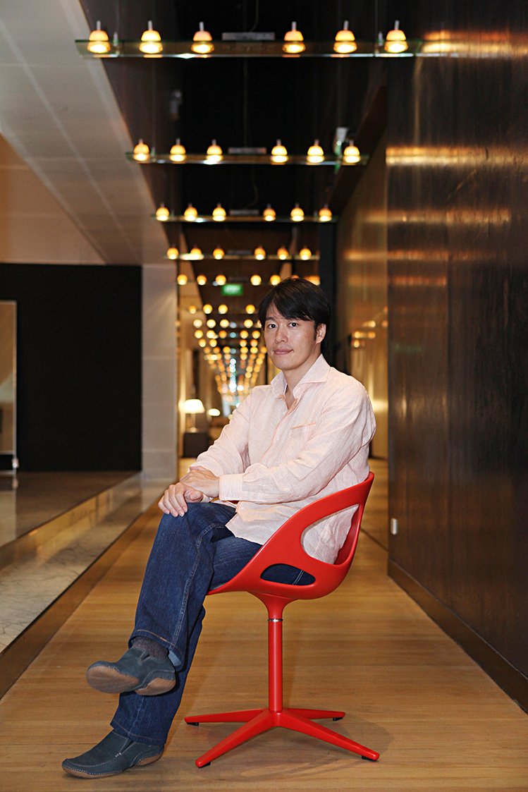 Portrait event photography for Japanese furniture designer