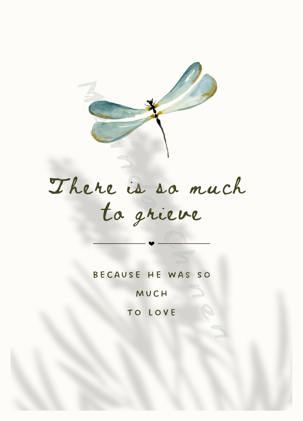 He Was So Much to Love