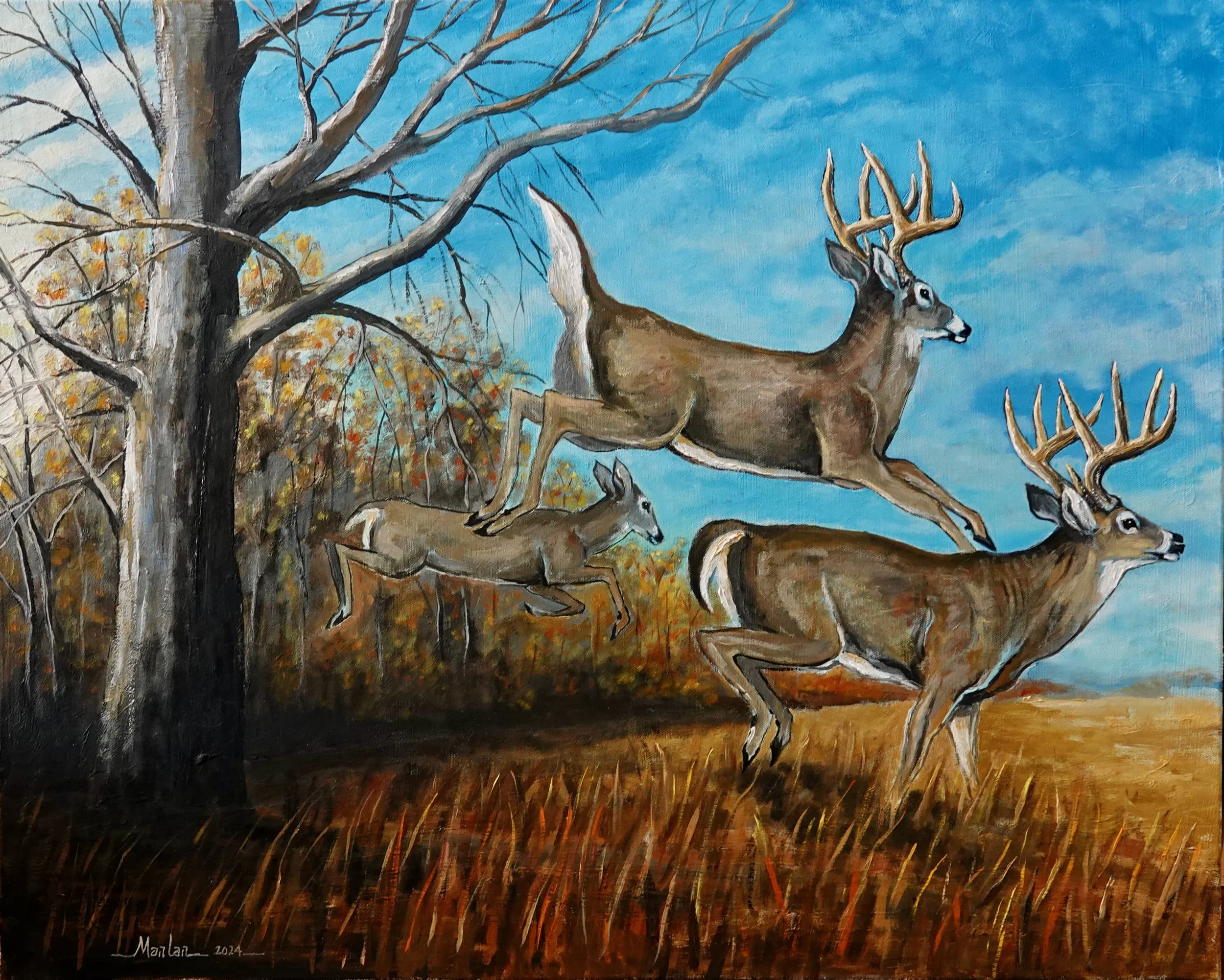 SWEET NOVEMBER, 24x30" Unframed.