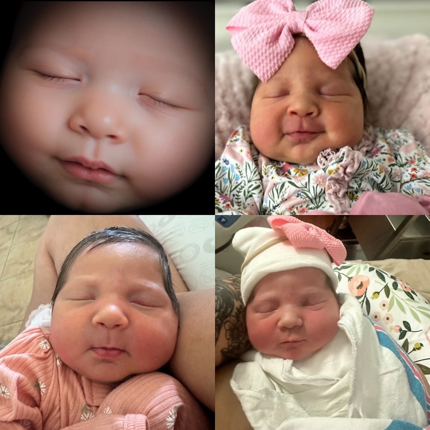 Absolutely squealing with cuteness at this little one! Her before &amp; after 8k &mdash;&gt; Birth is 😘 

Congratulations to her family, she&rsquo;s adorable!! 🩷