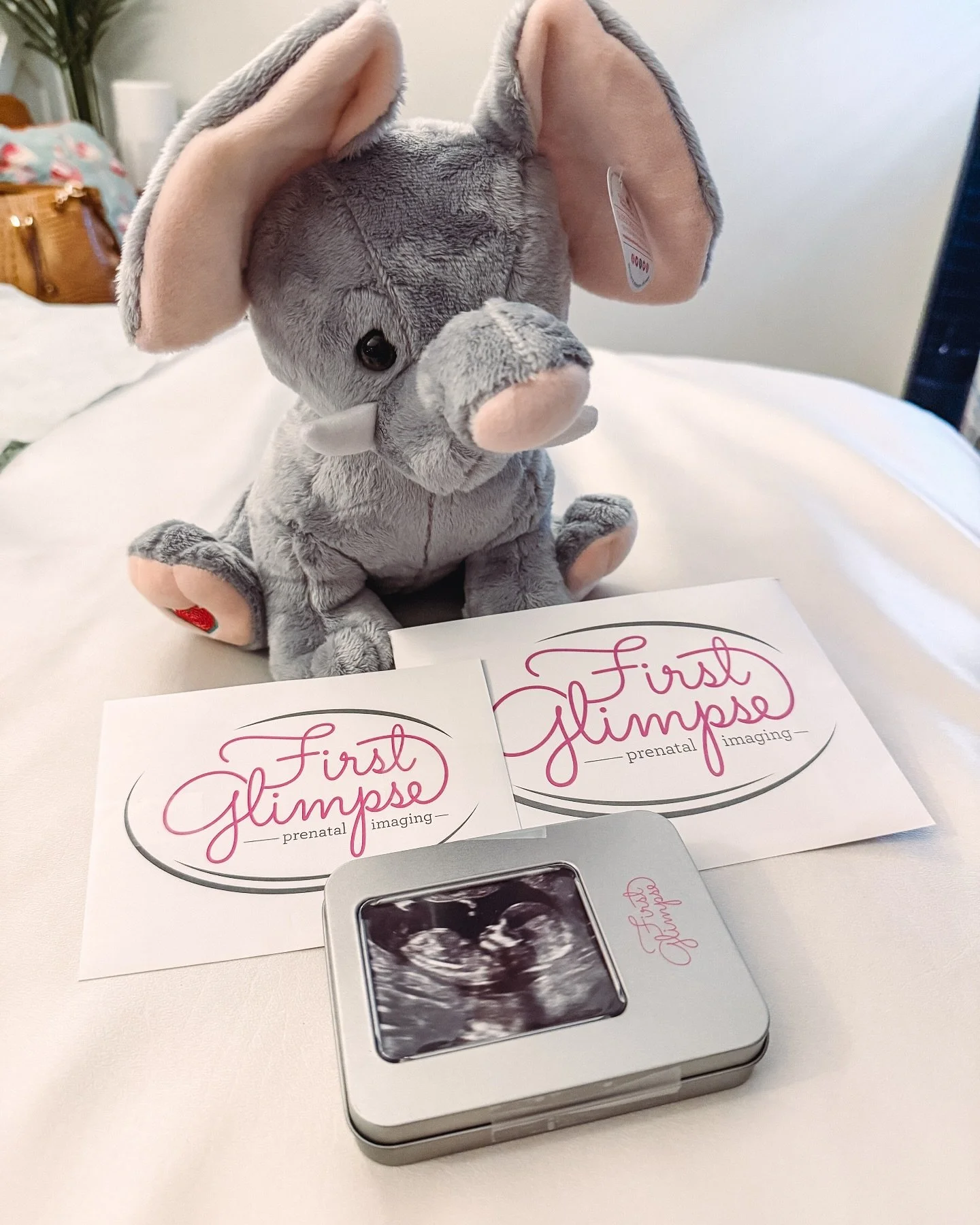 One heartbeat animal ✅
One gender envelope ✅
One picture envelope ✅
One happy momma. ✅