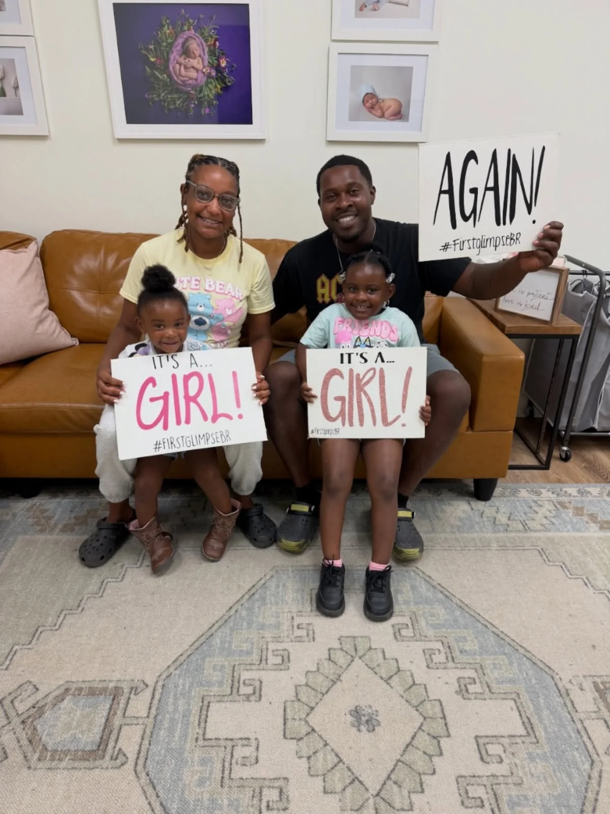 Congratulations to the sweetest family!! Thank you for choosing First Glimpse &amp; allowing us to be a small part of all this fun! 💗💗💗

#itsagirl #sisters #firstglimpsebr #ultrasound #genderreveal