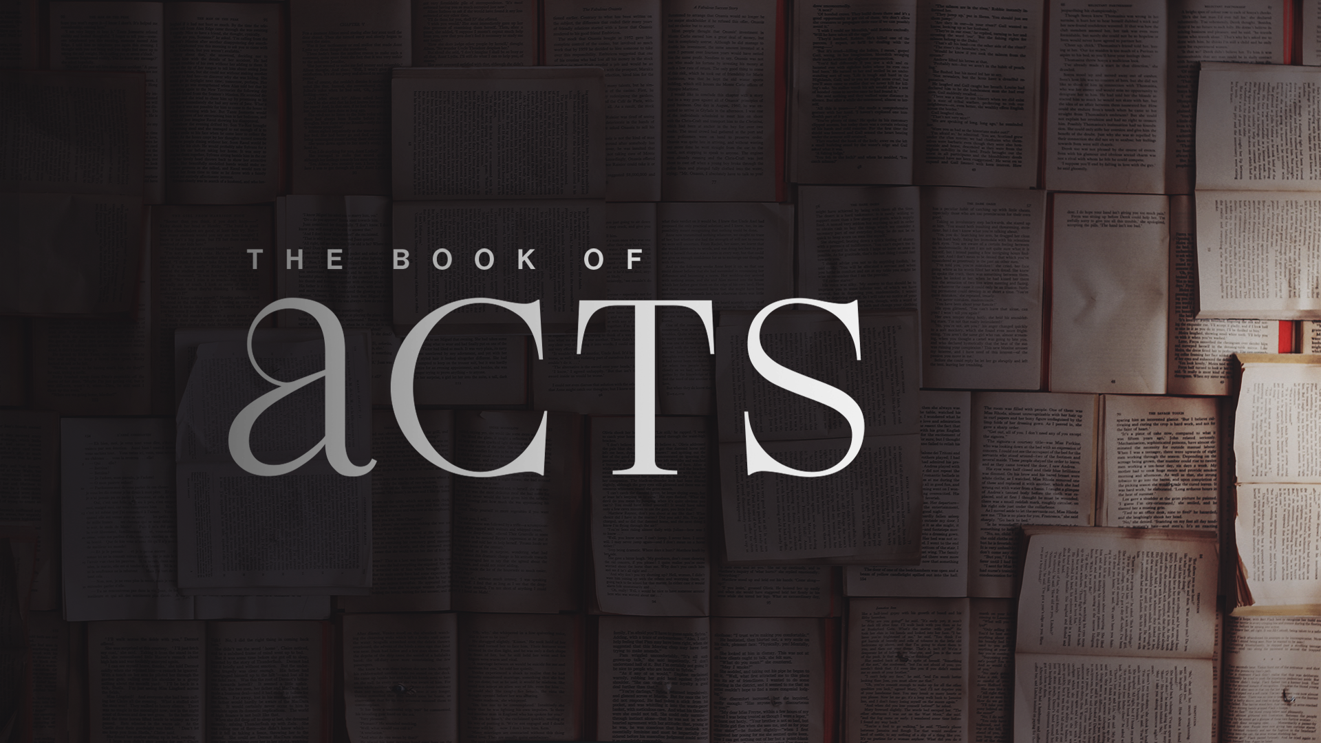 Acts (Week 15)