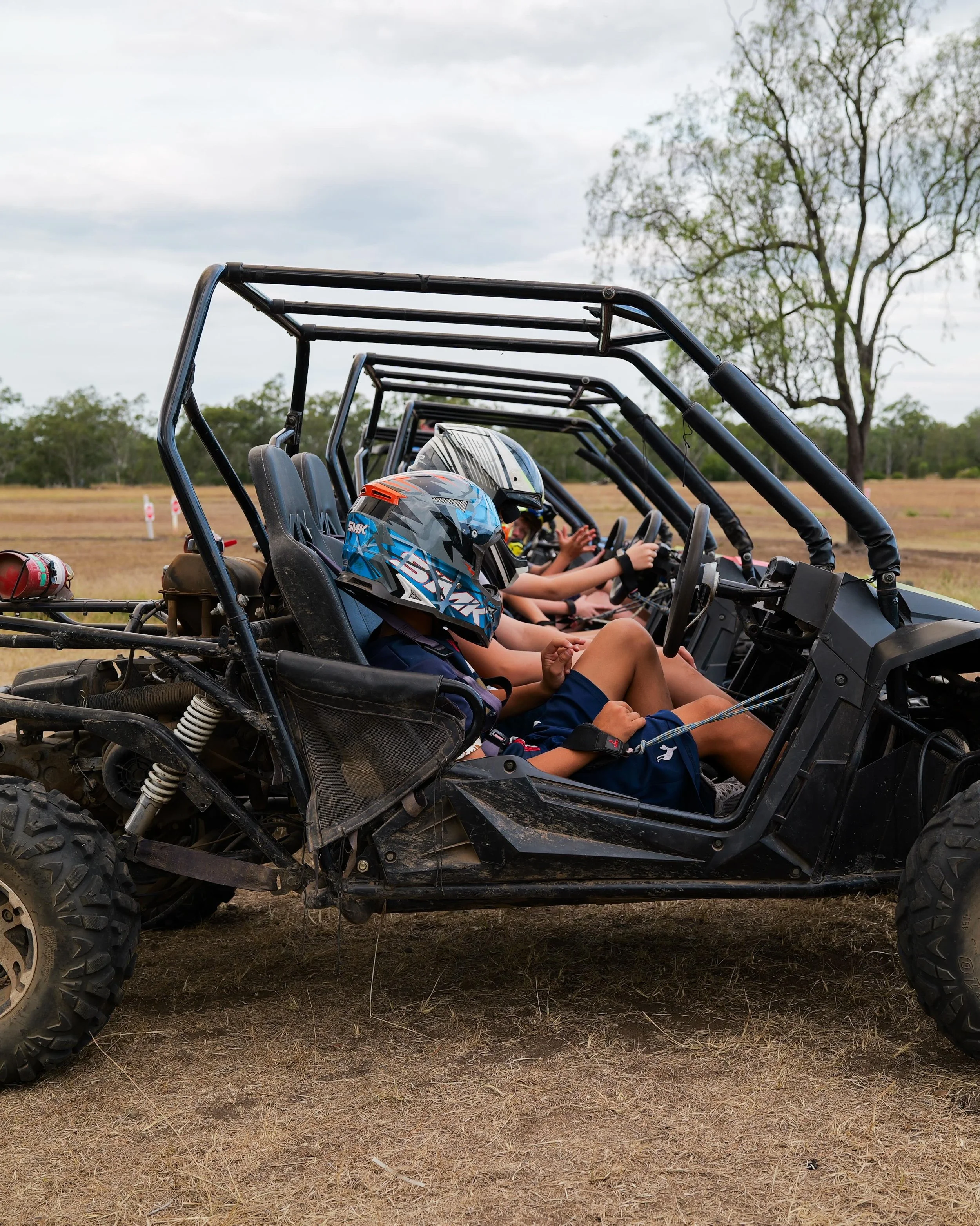 Did you know we have Buggies at Emu Gully?!
 
This exciting activity gives participants the opportunity to get behind the wheel of an off-road buggy and navigate our purpose-built course under supervision. It&rsquo;s a fun, hands-on experience that b