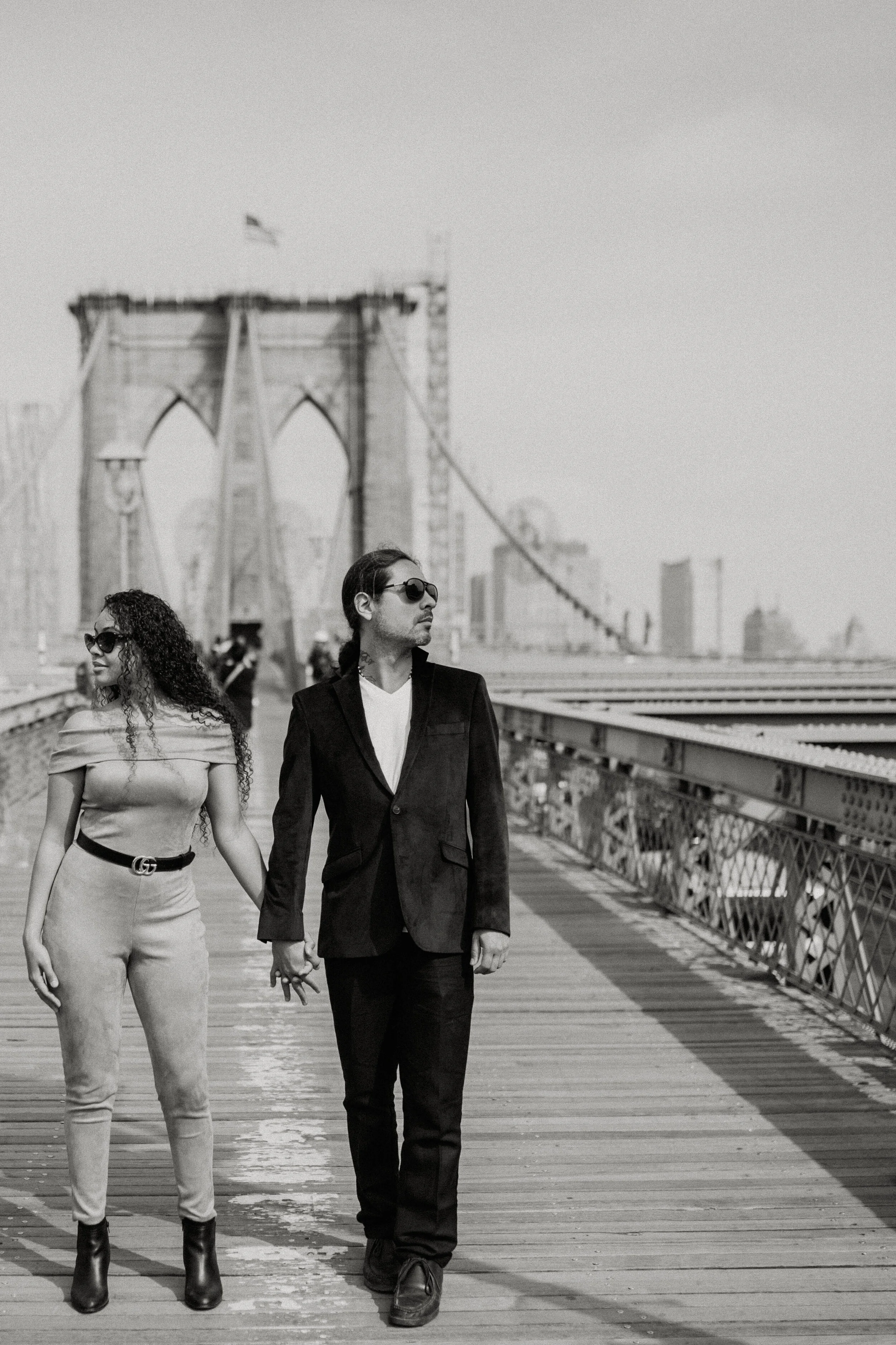 Couples Glam Shoot at Brooklyn Bridge