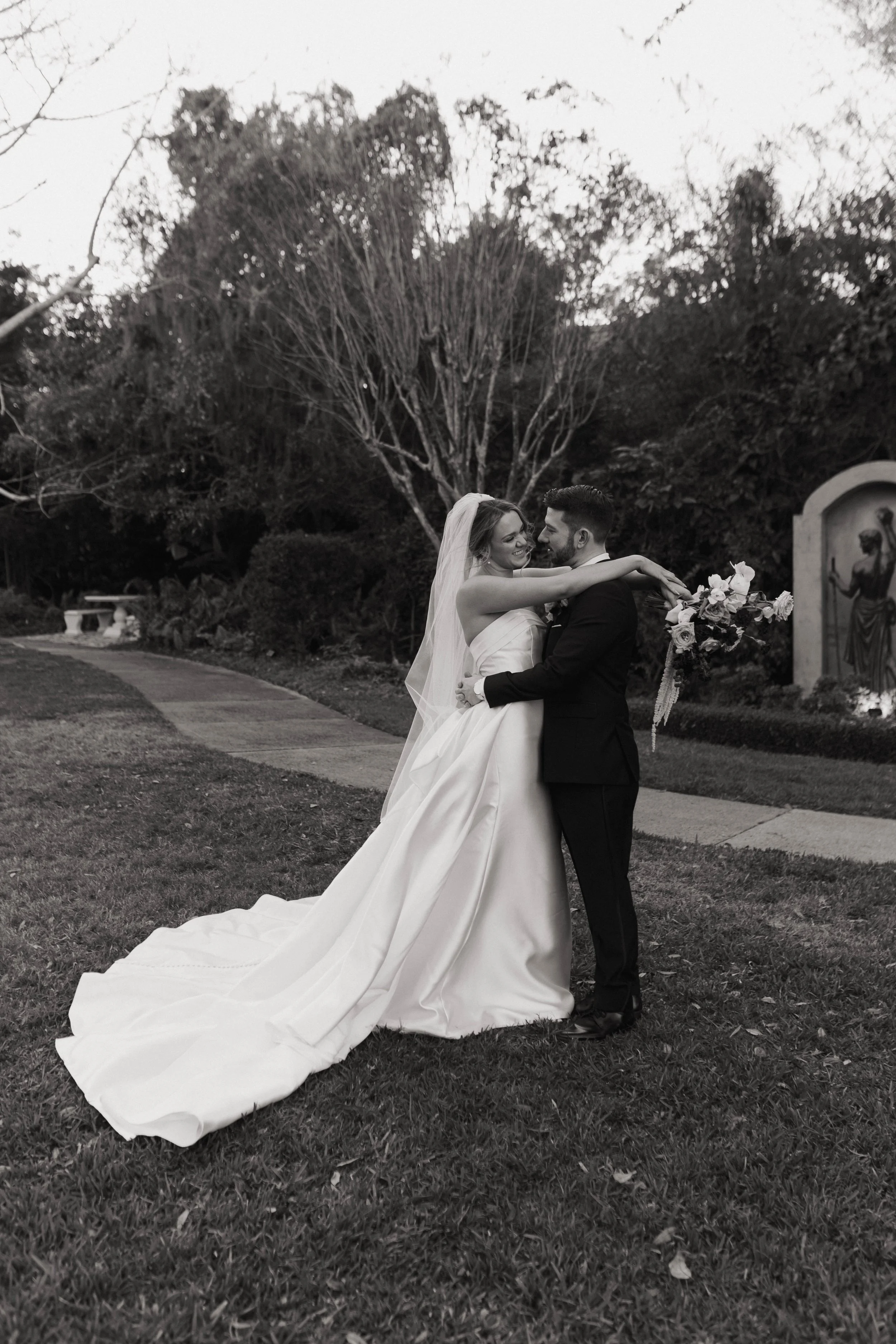 The Capen House, Winter Park Florida | Celebrating their wedding day |  