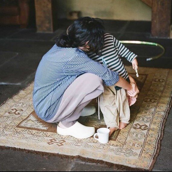Breathing, softening, leaning in. Motherhood teaches you to be strong in your softness. I&rsquo;m here. I&rsquo;m open. I&rsquo;m safe in my body so that you are safe in the world. I get it wrong all the time... blustering around like an angry kite..