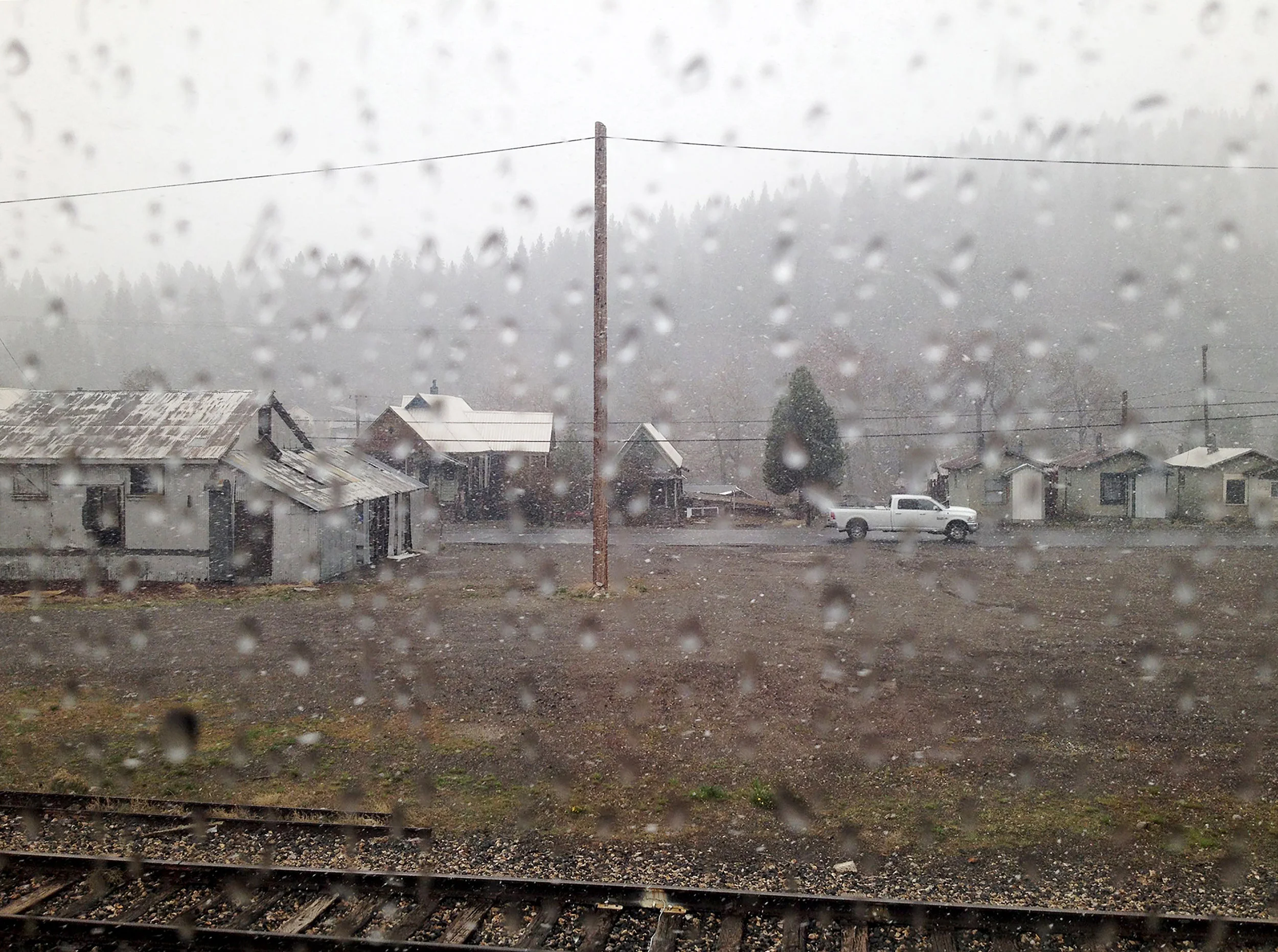 Truckee in the Rain