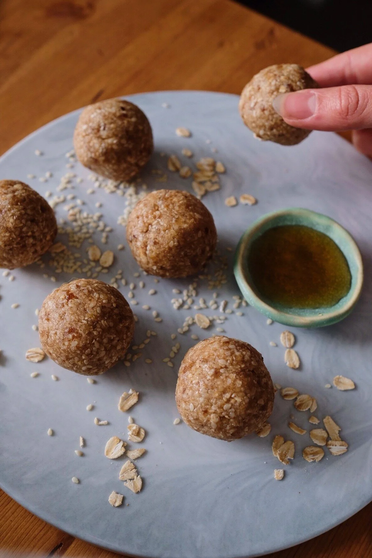 Maple Tahini Energy Balls — Illuminated Wellness