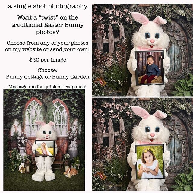 A &ldquo;twist&rdquo; on the classic photo!  Message me for details!