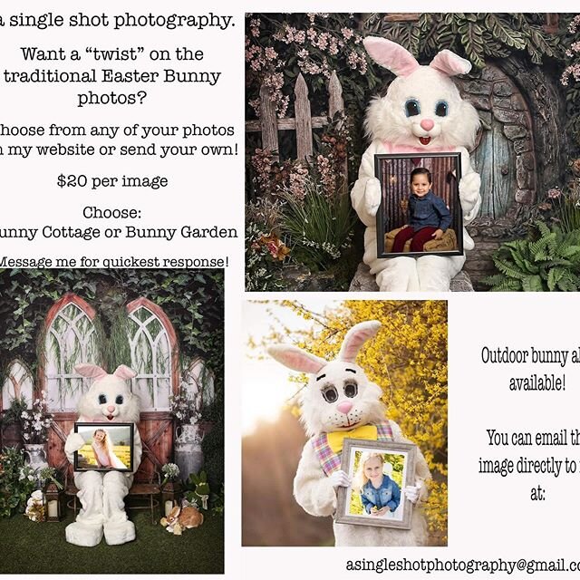 These are so fun and can be done with your own cell phone photos!  Message or email me direct @ asingleshotphotography@gmail.com