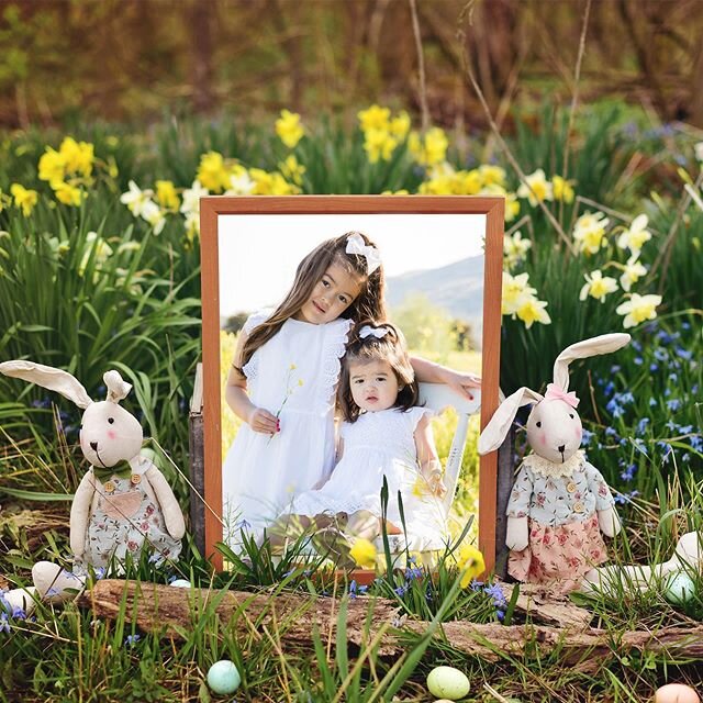 Looking for a cute spring photo of your littles?  Message me and I will create this with any photo you have! $20!