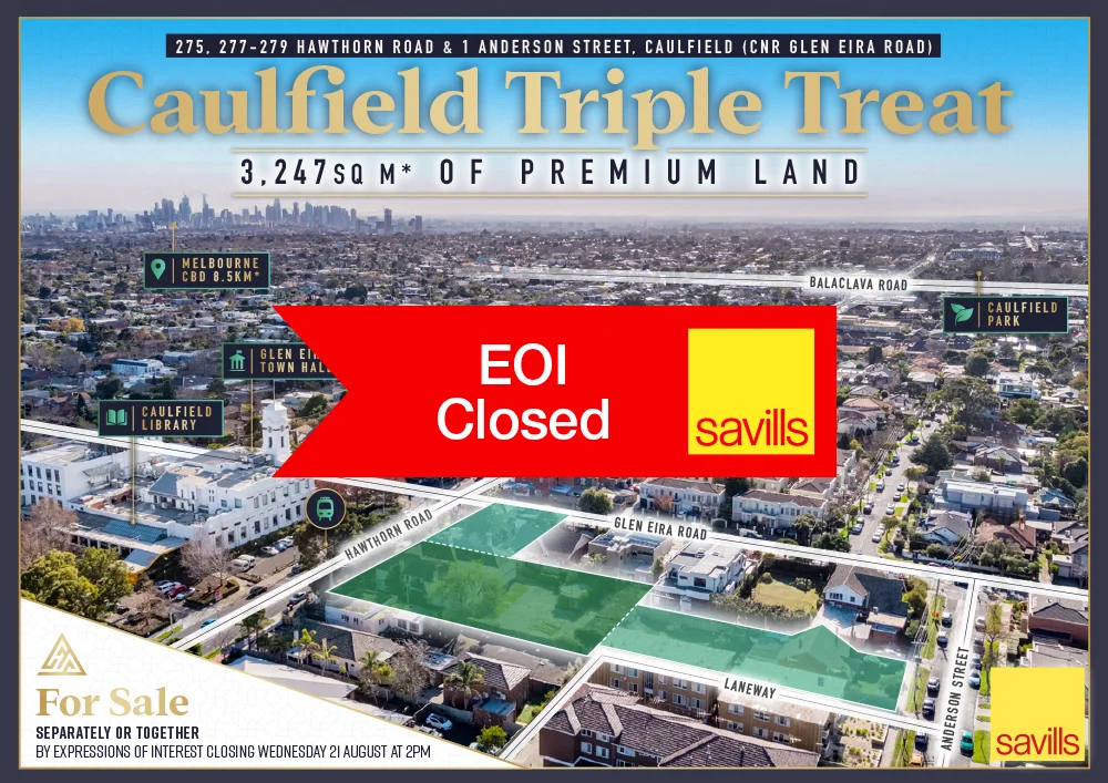 275, 277-279 Hawthorn Road & 1 Anderson Street, Caulfield