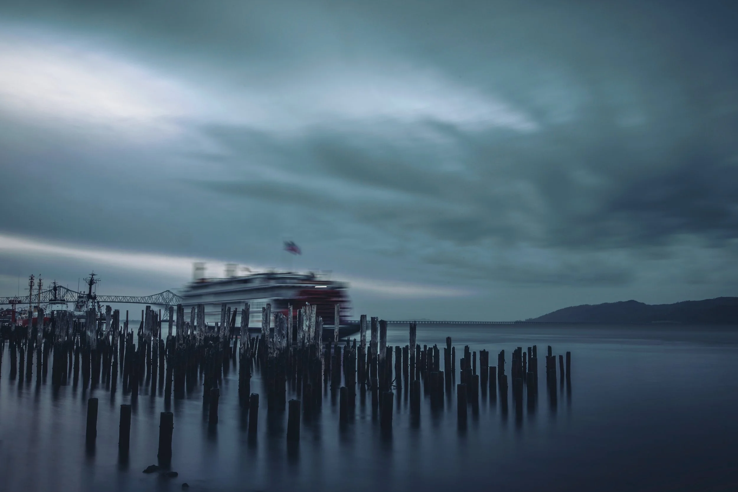 Paddleboat Pilings