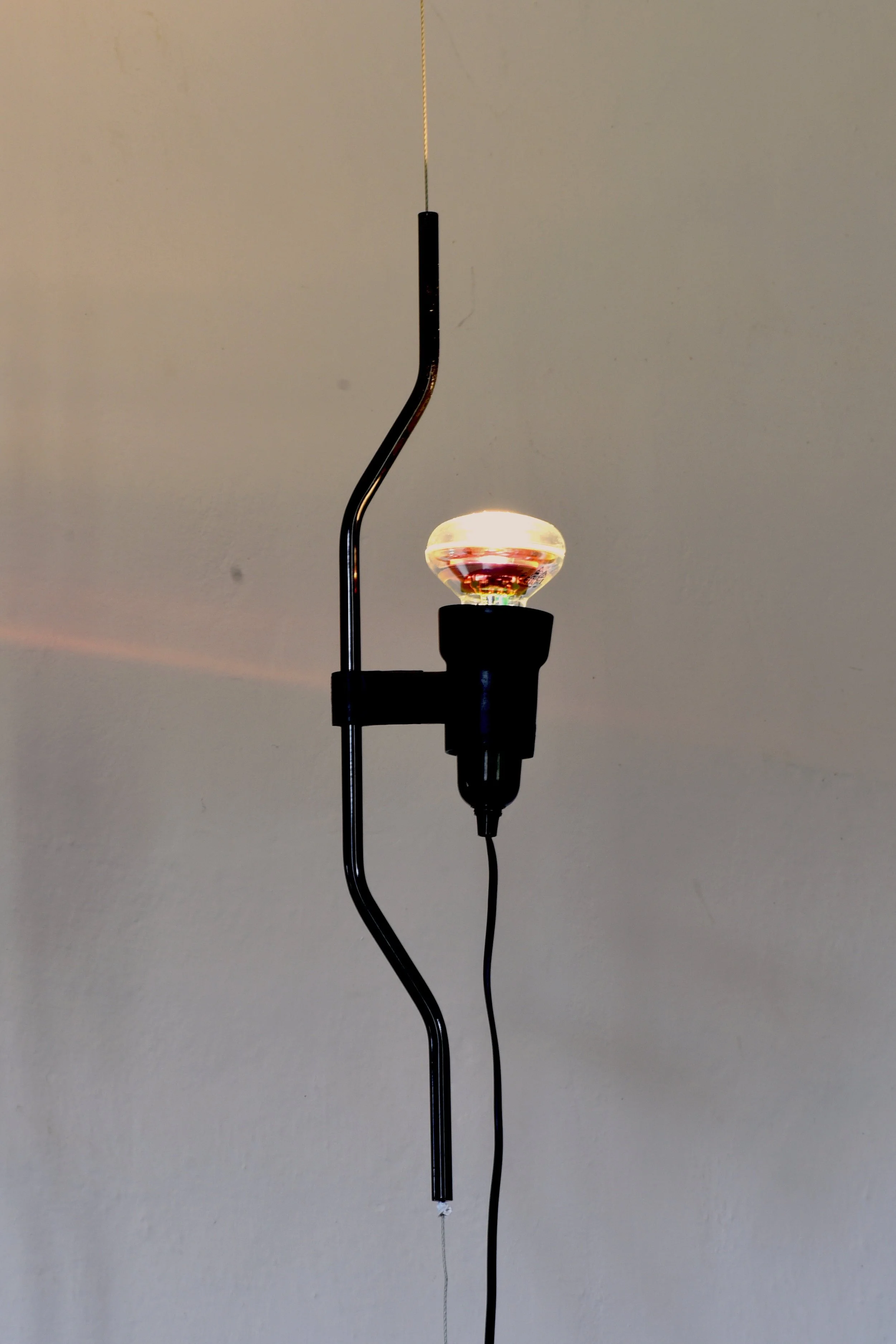 Lampadaire Flos Parentesi Noir - Achille Castiglioni & Pio Manzù 1971 - Neuf