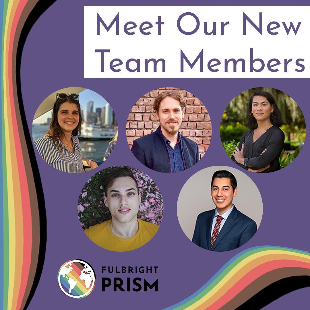 We expanded our team! You can learn more about them and the rest of our team on our website (www.fulbrightprism.org/our-team):

Rubi Flores 
she/her/hers 
Chief Diversity, Equity, and Inclusion Officer

Leila Hoffpauir
she/her/hers
Communications Coo