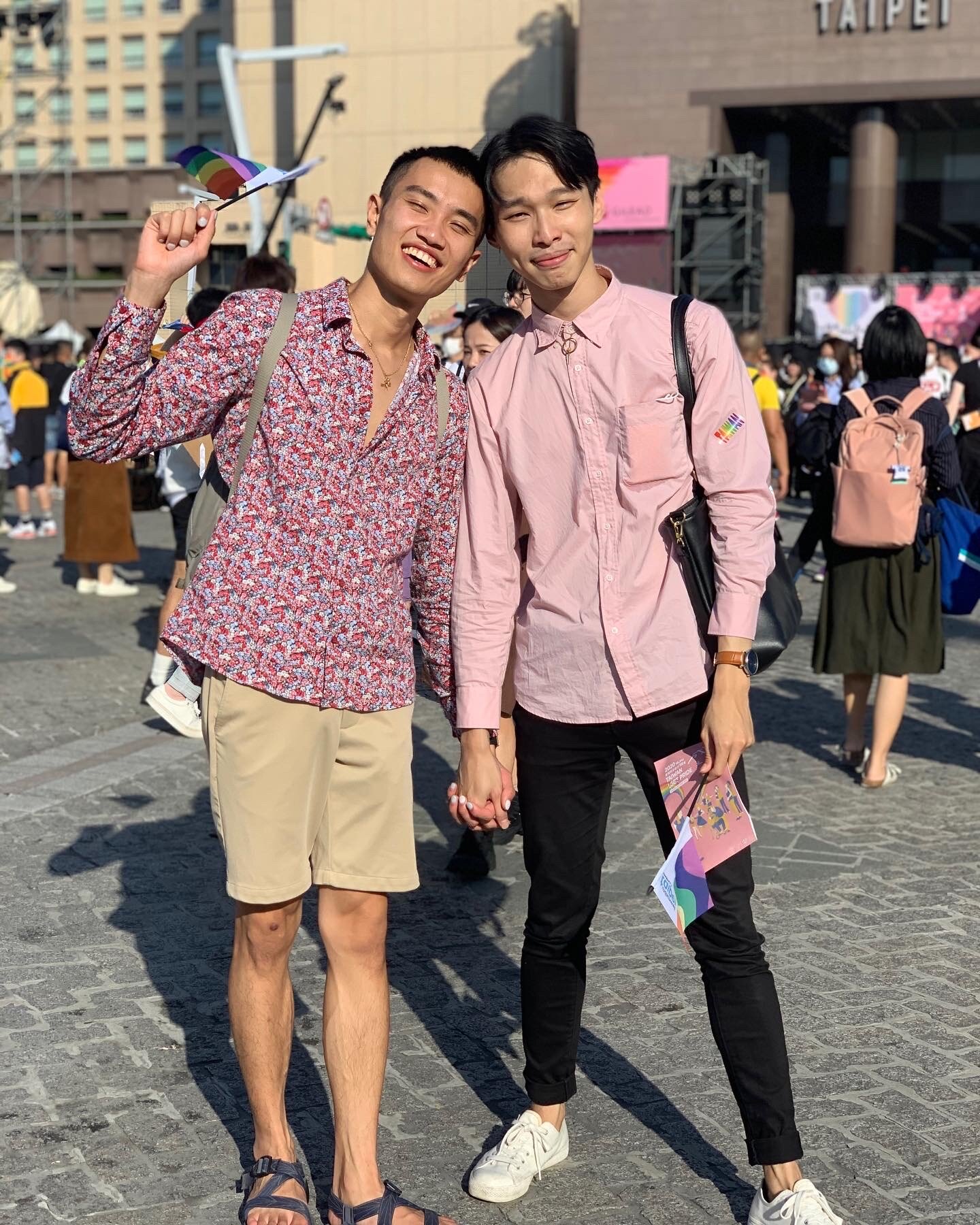 Kevin Lam (Chapter President) and his parter, Pride Parade 10/31/20