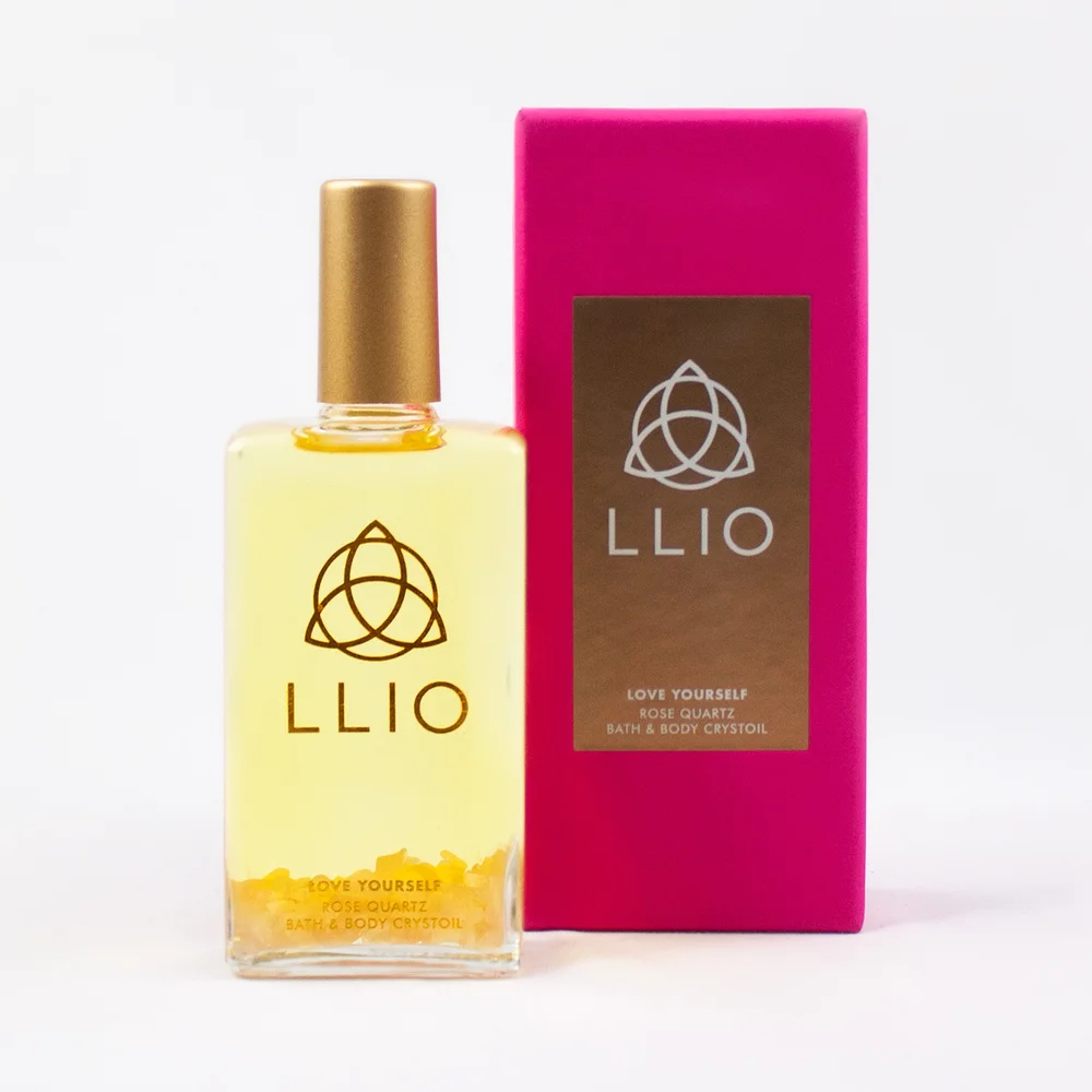 ROSE QUARTZ CRYSTAL INFUSED BATH AND BODY OIL — LLIO
