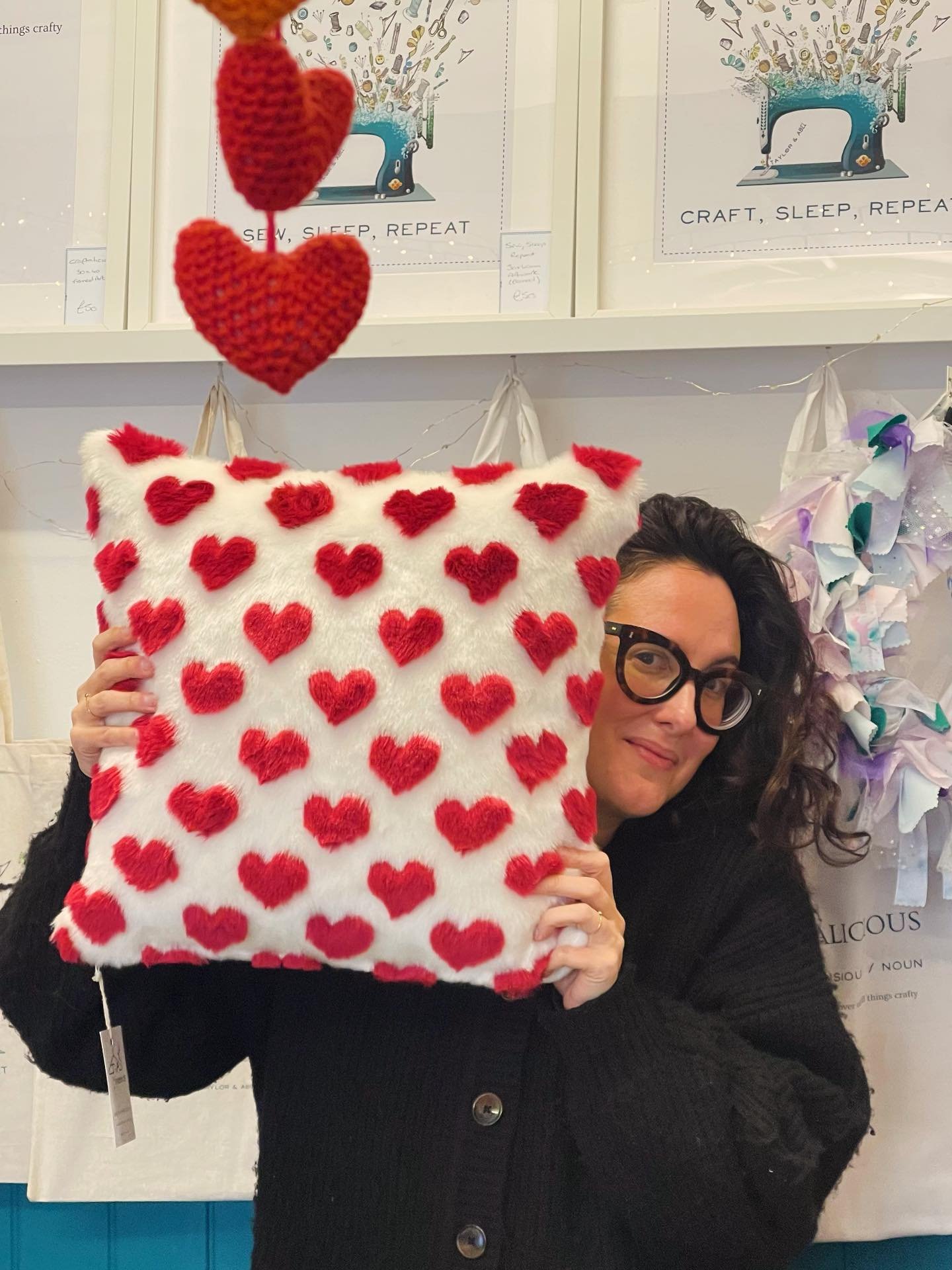 Love is in the air&hellip; and in the craft stash 💘

Buy your Valentine&rsquo;s gift at Taylor &amp; Abel or make something extra special yourself. From fabrics and trims to our ready-made touchy-feely heart cushion &mdash; we&rsquo;ve got everythin