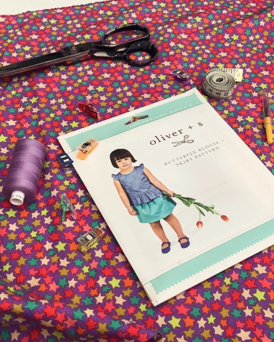 Sunshine, stitches and sweet summer sewing☀️✨ 

This could be such a fun summer project for the little girl in your life &mdash; a creative way to learn new skills and make something truly special. 
We&rsquo;re already looking forward to warmer weath