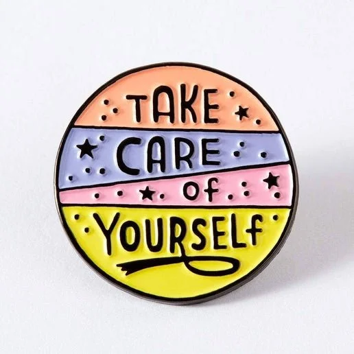 Punky Pin - Take Care Of Yourself Soft Enamel Pin at Taylor + Abel.jpeg