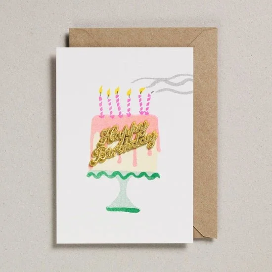 Petra Boase Patch Cards - Birthday Cake Card - White at Taylor & Abel.jpeg