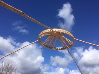 The Yurt ring going up...