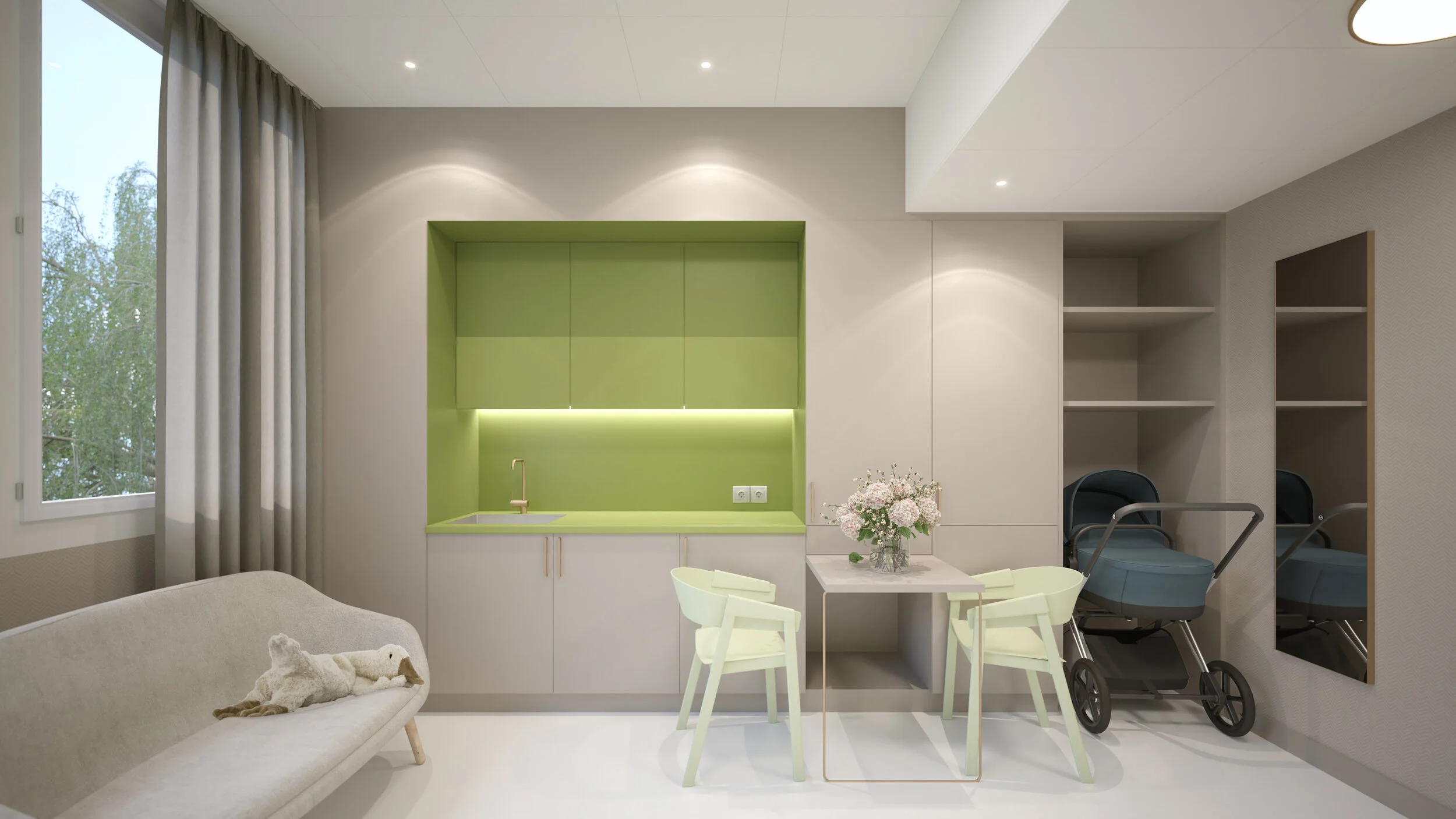 Familienzimmer Unispital Zürich 