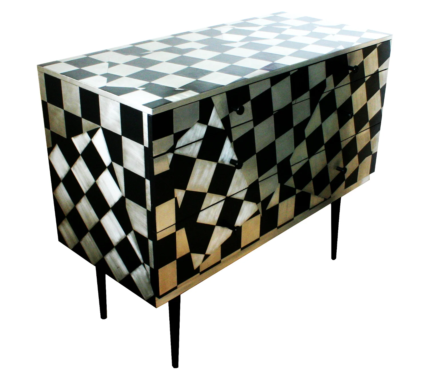 'Checkometry' Chest of drawers