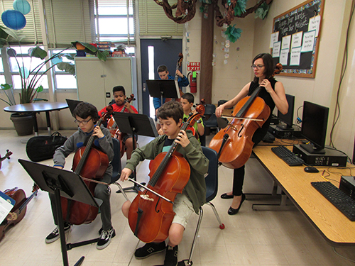 The Dispatch - April 2017 - Mid-Atlantic Symphony Orchestra Representatives Visit Berlin Intermediate School