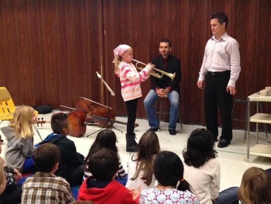 Delmarva Now- May 2014- Mid-Atlantic Symphony Orchestra give Buckingham Elementary Students lesson in music