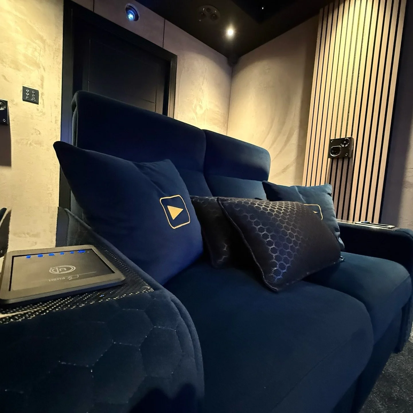 We strive to create the ultimate home cinema experiences, and the seating is just as important as the technology. That&rsquo;s why we chose @pavonedesign_ for our new showroom, every seat is a perfect blend of luxury, comfort, and craftsmanship. The 