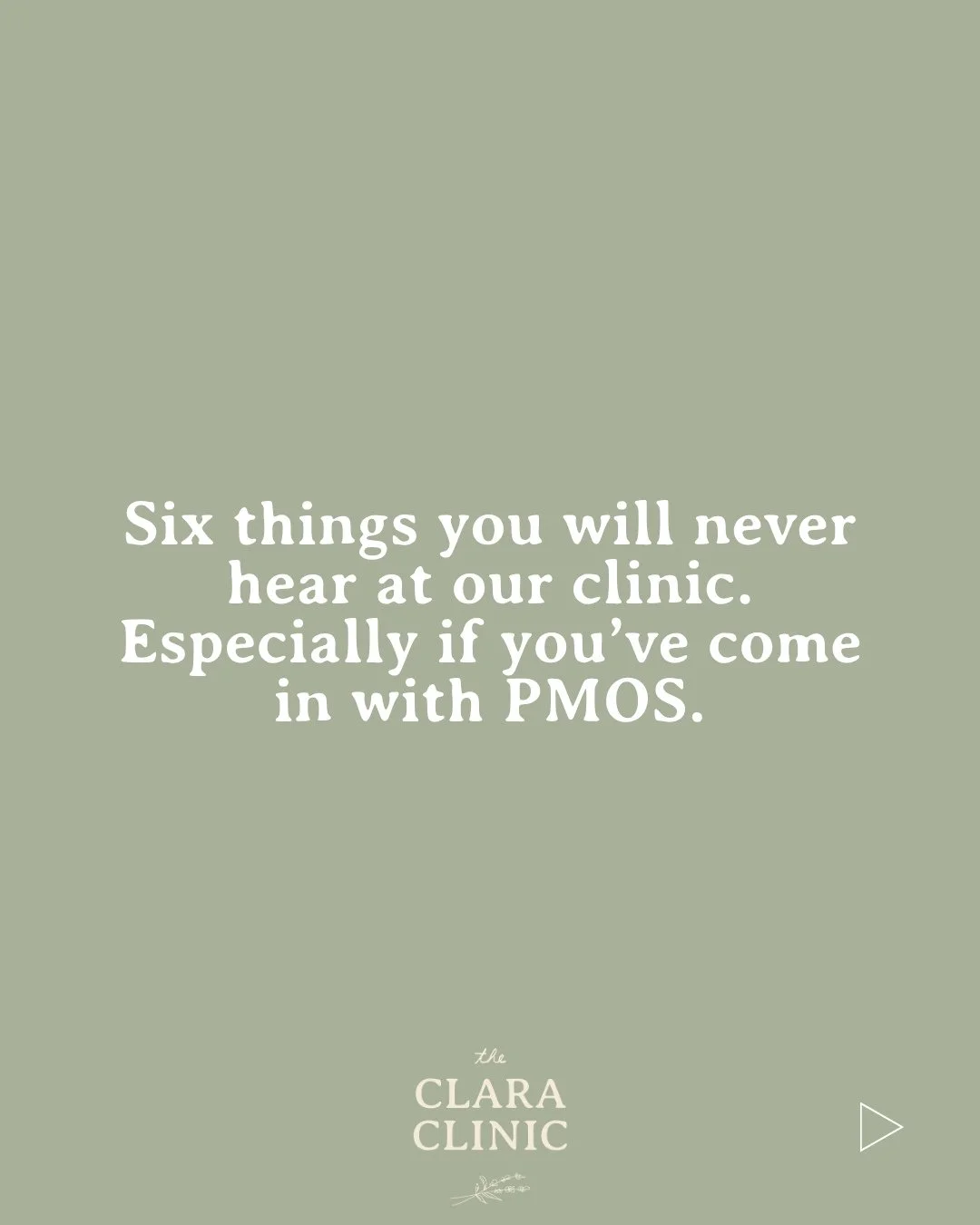 🌿 Every one of these is a sentence our patients have heard before they found us. 'It's just stress.' 'Your labs are fine.' 'Let's wait and see.' 'Have you tried losing weight?' 'Come back when you want to get pregnant.' ⁠
⁠
We want you to know that 