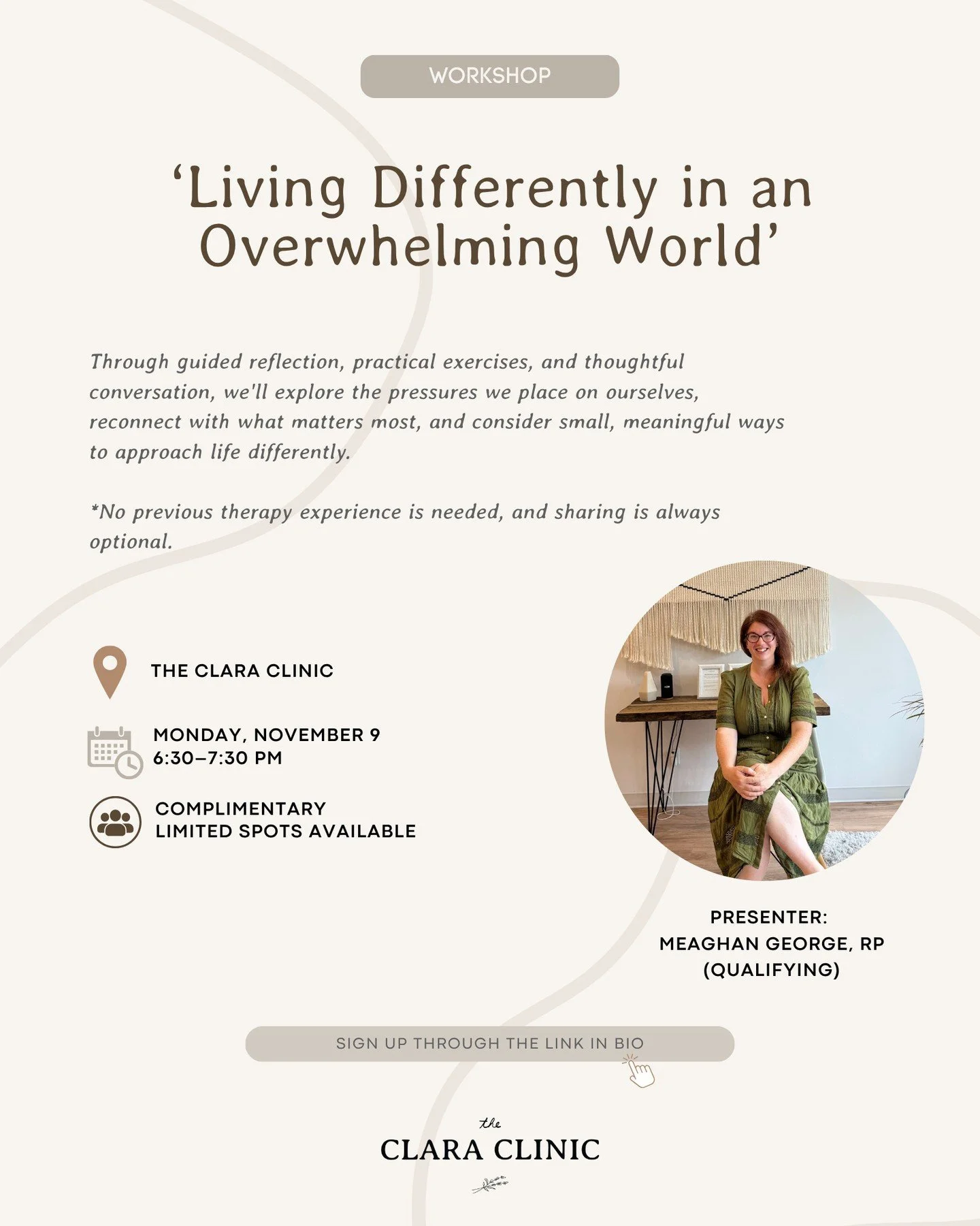 🍂 What if the answer isn't to do more, manage better, or push harder?⁠
Between work, relationships, responsibilities, and the expectations we place on ourselves, it's easy to feel stretched thin by the demands of everyday life.⁠
⁠
This November, we'