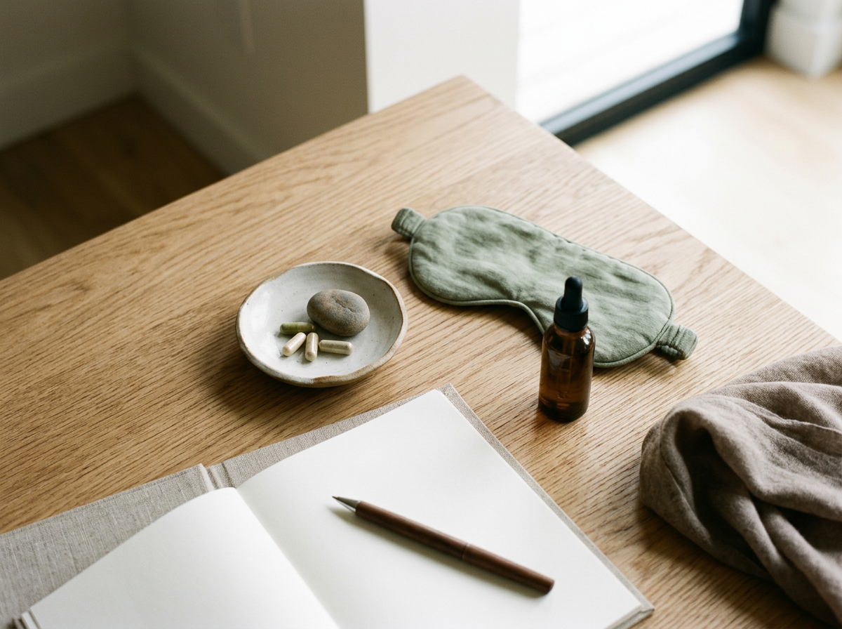 Menopause and perimenopause treatment at toronto naturopath clinic with objects to support