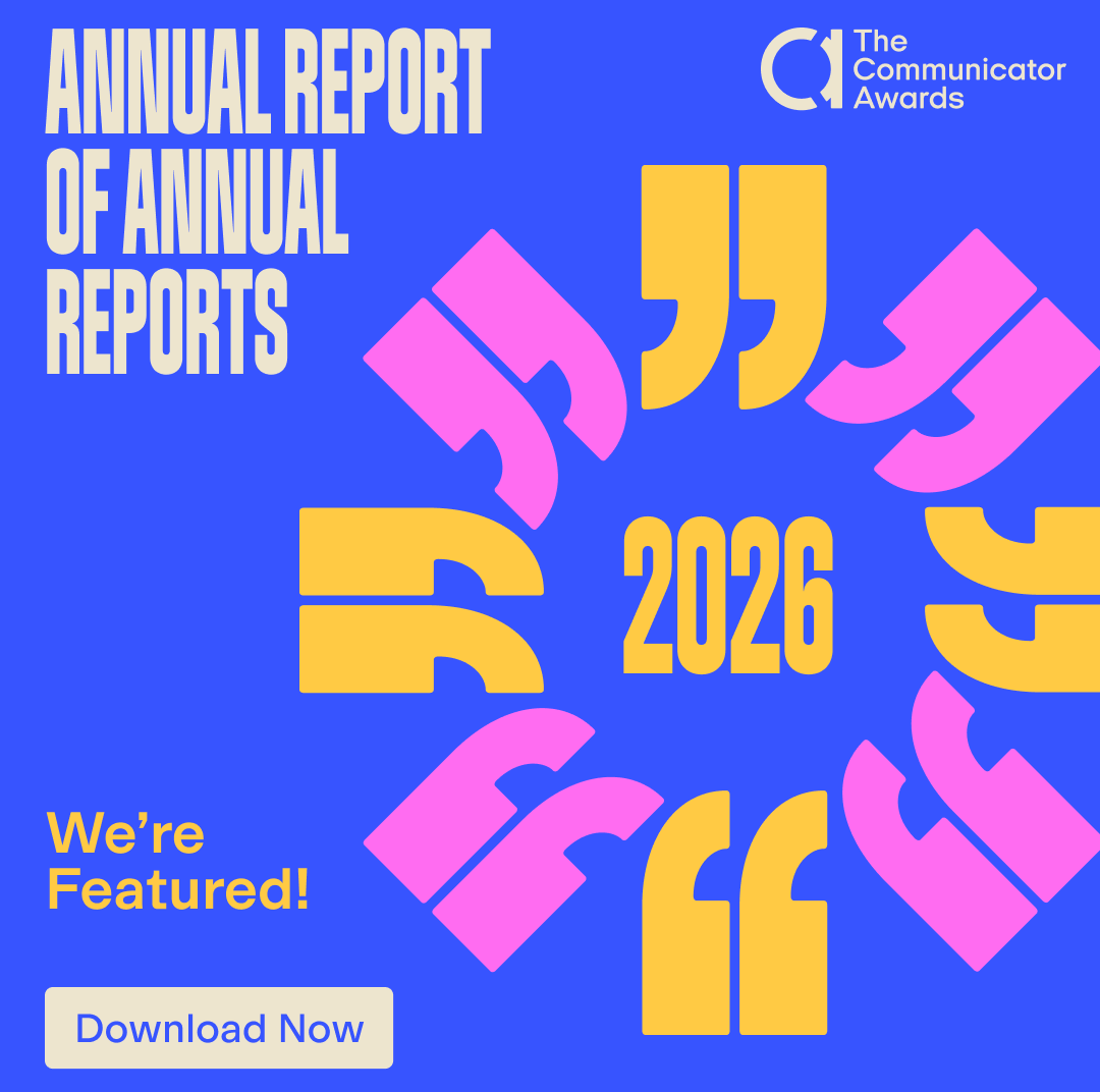 We’re featured in the Communicator Awards’ Annual Report of Annual ...