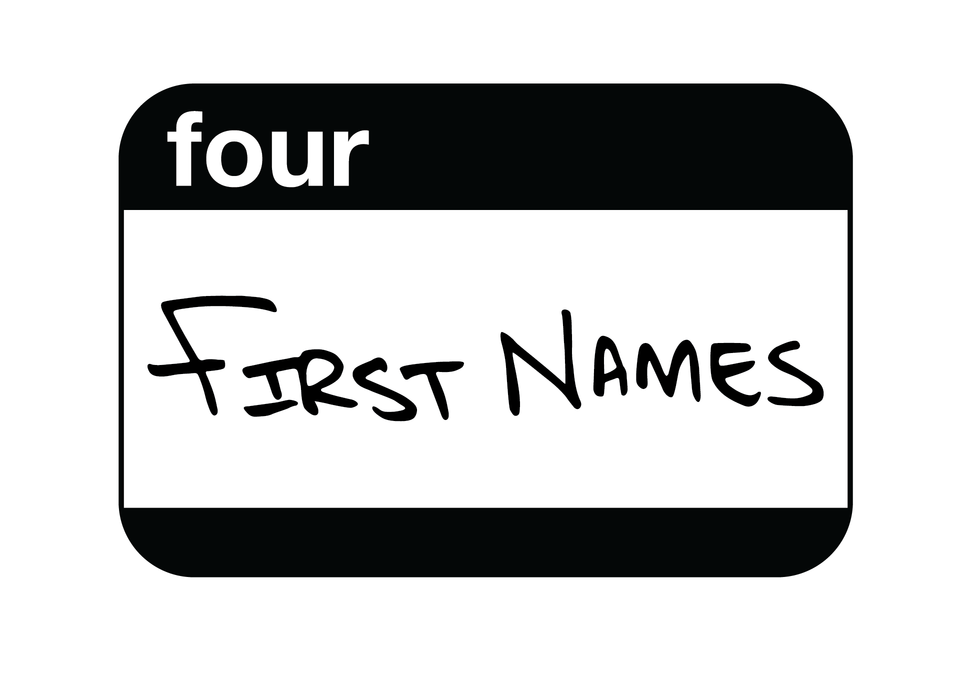 FOUR FIRST NAMES