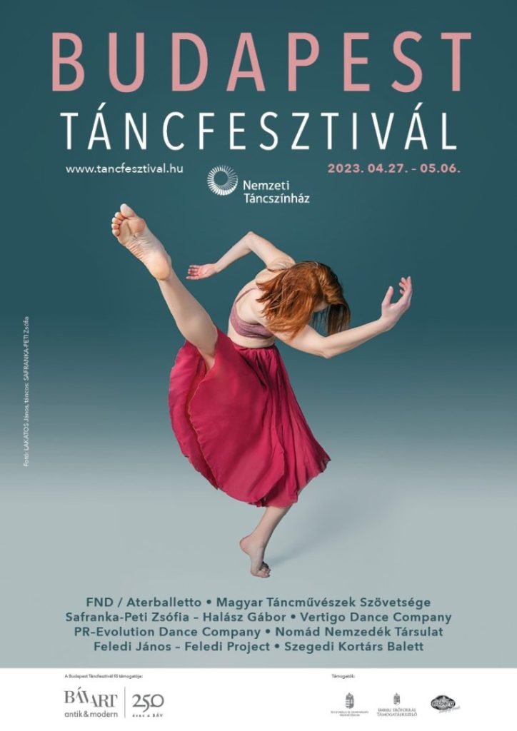 poster for the 2023 Budapest Dance Festival