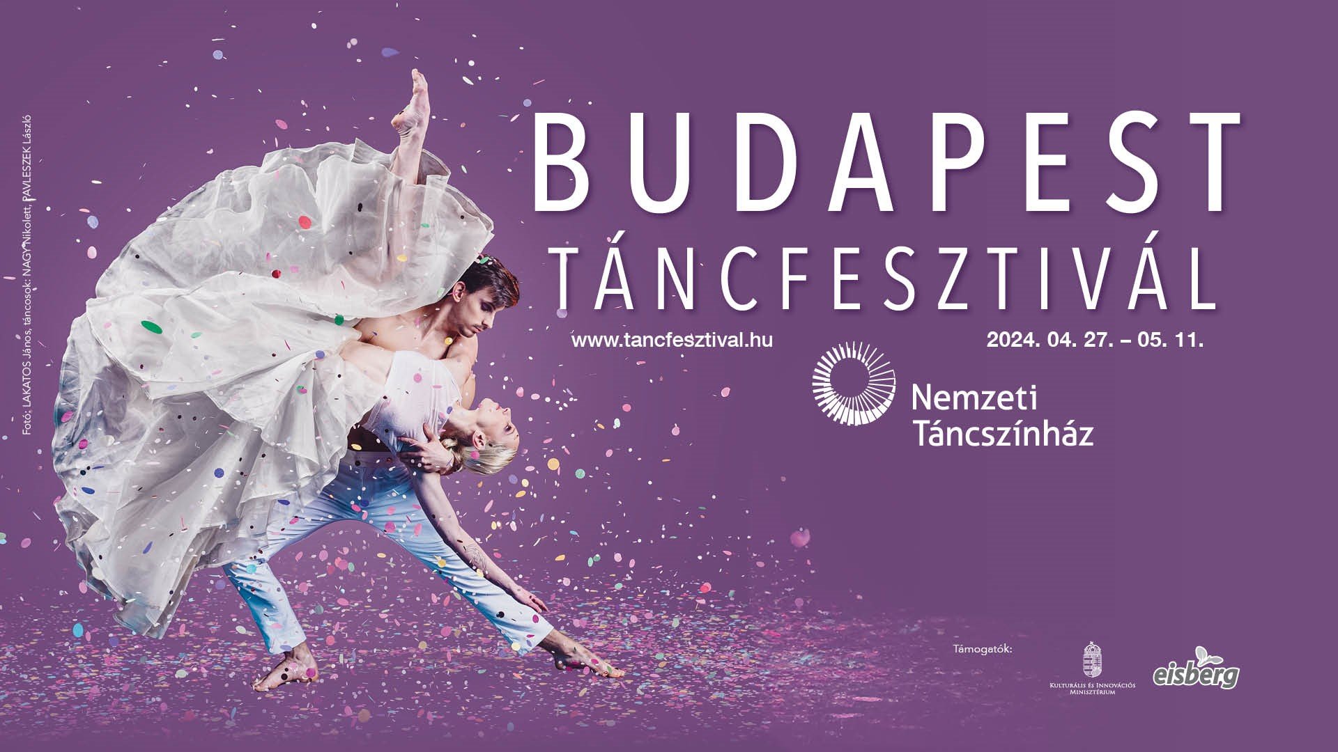 Poster for the 2024 Budapest Dance Festival