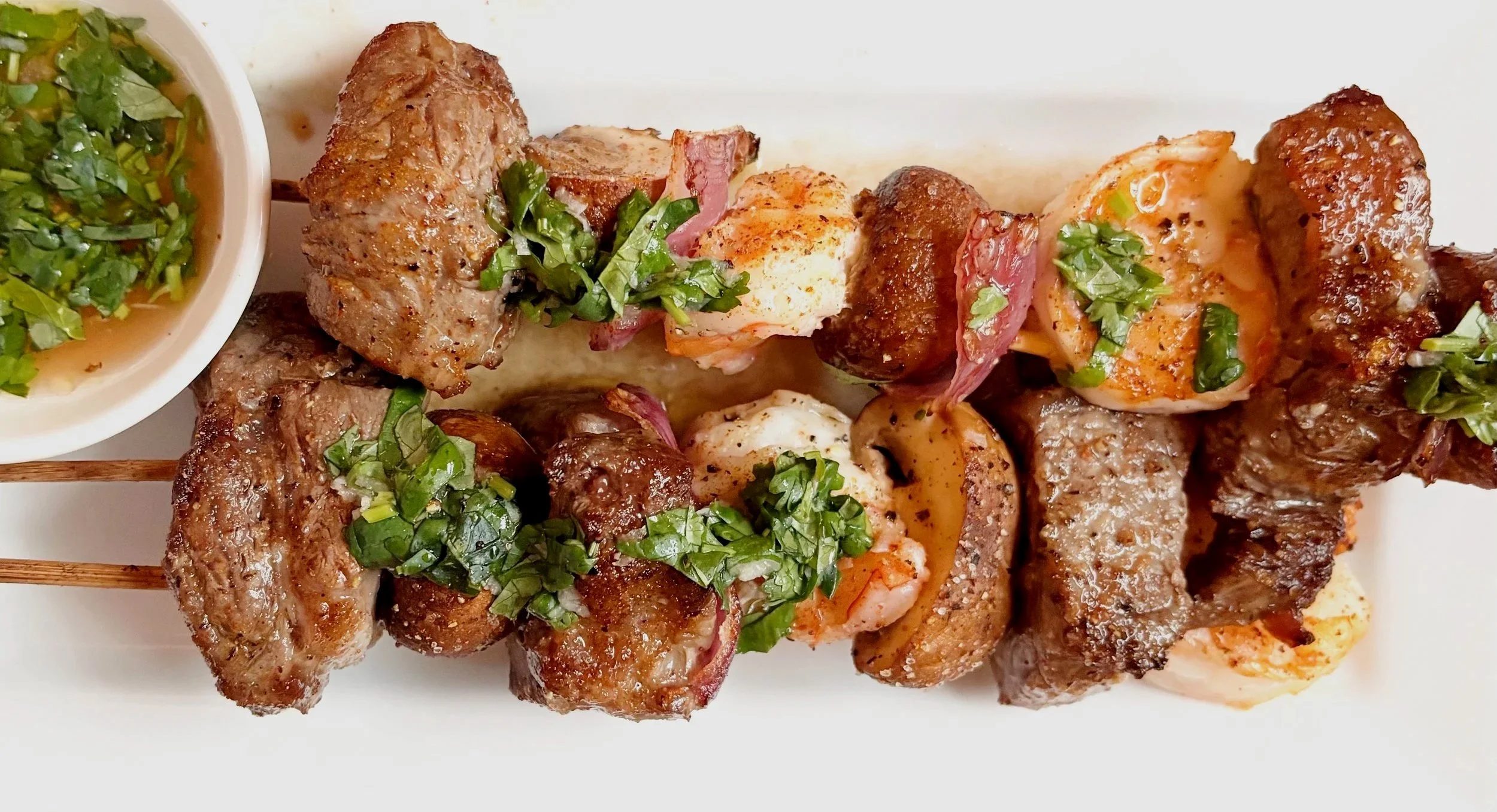 Gene's Surf and Turf with Chimichurri Sauce