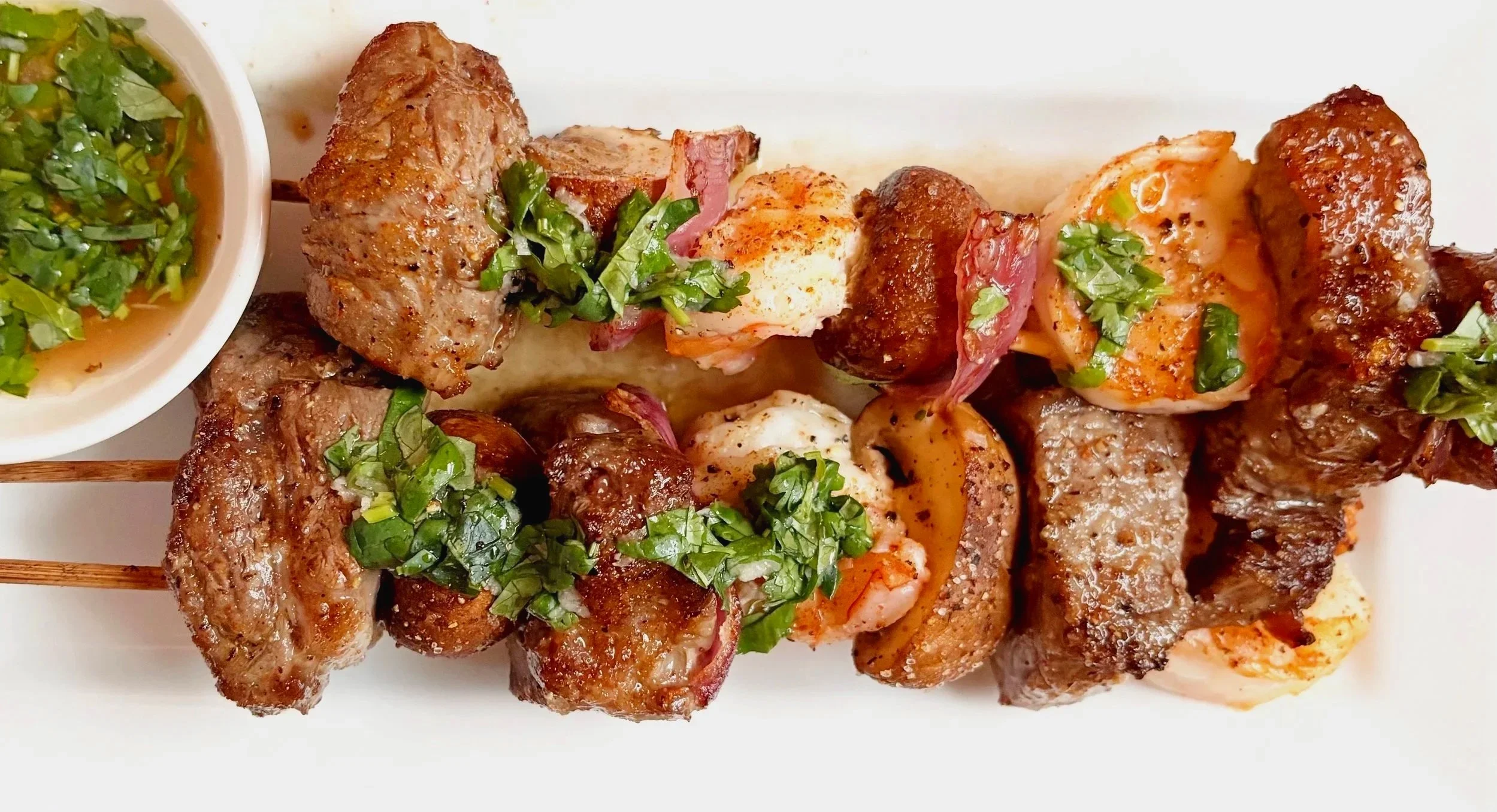 Gene's Surf and Turf with Chimichurri Sauce