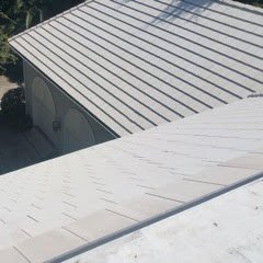 White Tile Roof Cleaning