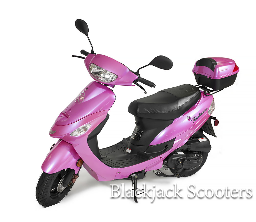 pink moped