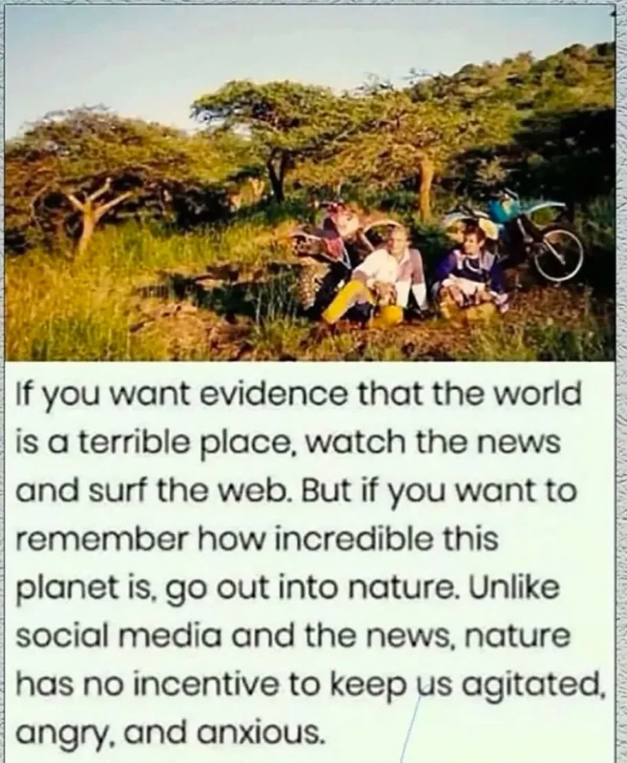 Turn it off so you can tune up #natureisourplayground