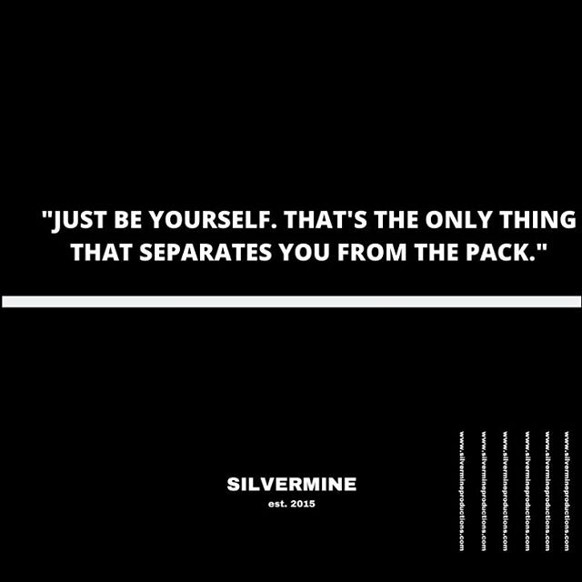 Don't try to be like anyone else... Just be yourself. Whether you're an artist or a brand, competition is tough. Stand out from the crowd by telling your story! It's your strongest asset. #filmmaking