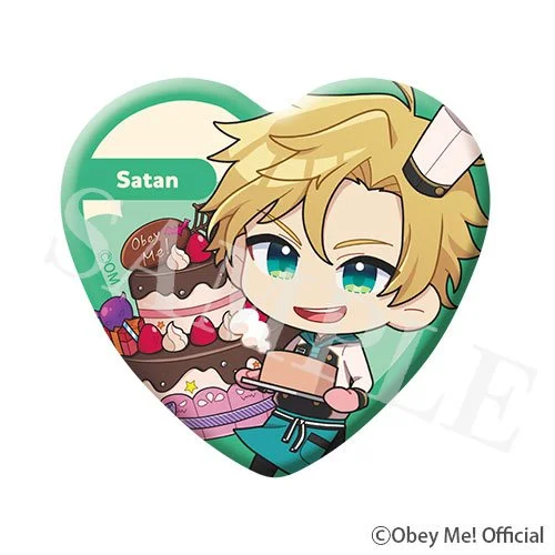 Satan (Chibi) Heart badge- EJ Anime Hotel Exclusive