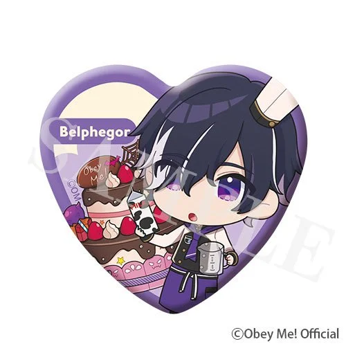 Belphegor (Chibi) Heart badge- EJ Anime Hotel Exclusive