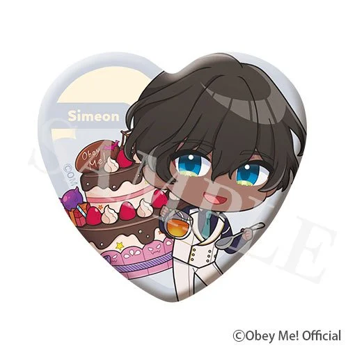 Simeon (Chibi) Heart badge- EJ Anime Hotel Exclusive